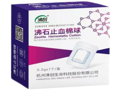 沸石礦物止血材料作用機(jī)理描述